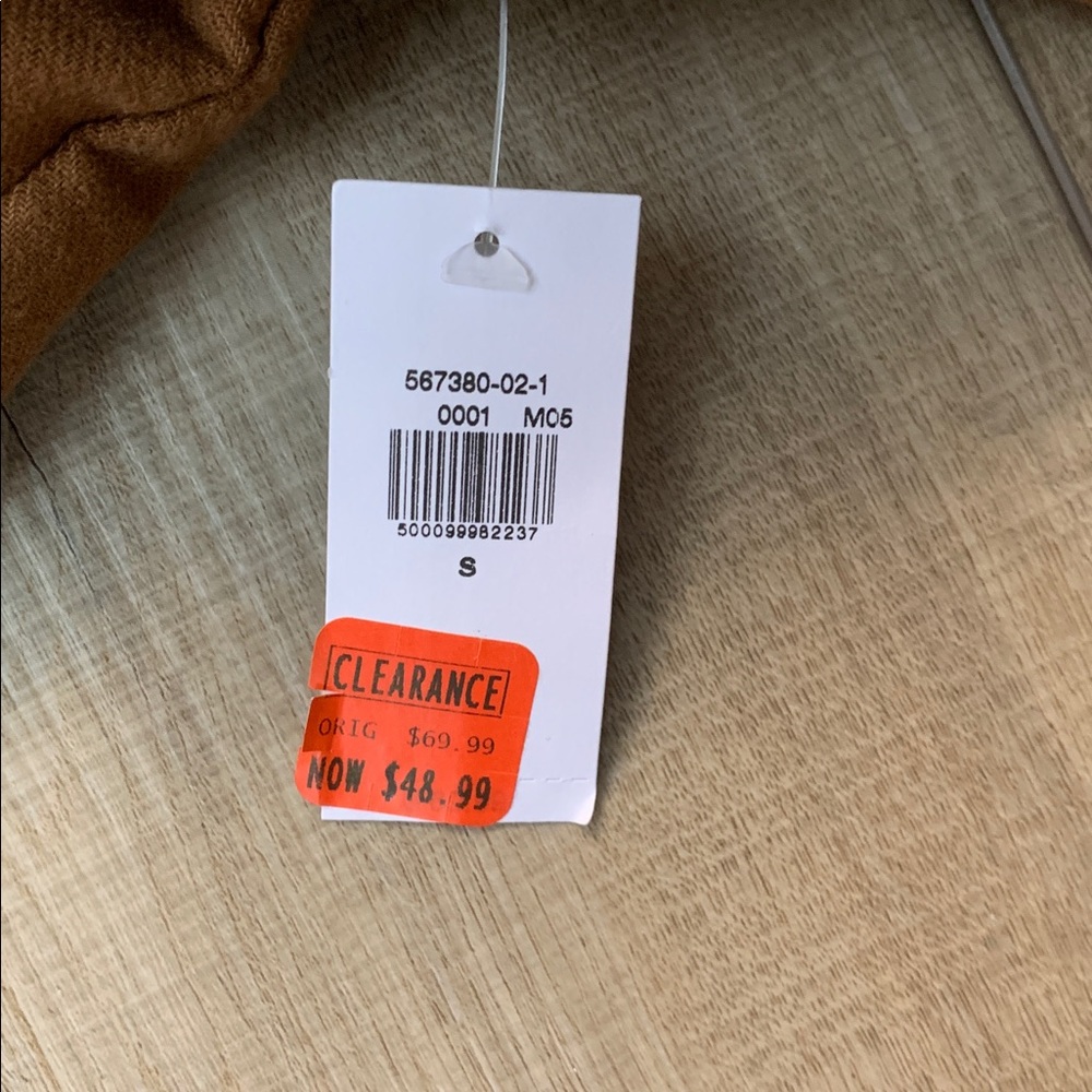 Cropped Brown Button Down Jacket - image 3